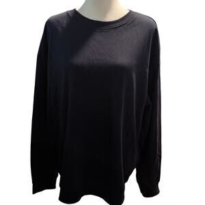 H&M Relaxed Fit Sweatshirt, Black, Unisex Size XL, NWT